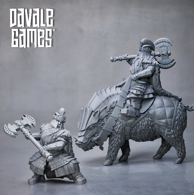 Silver Goat Dwarf Iron Lord